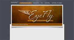 Desktop Screenshot of eyeflycinematography.com